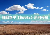 理解钩子（Hooks）示例代码